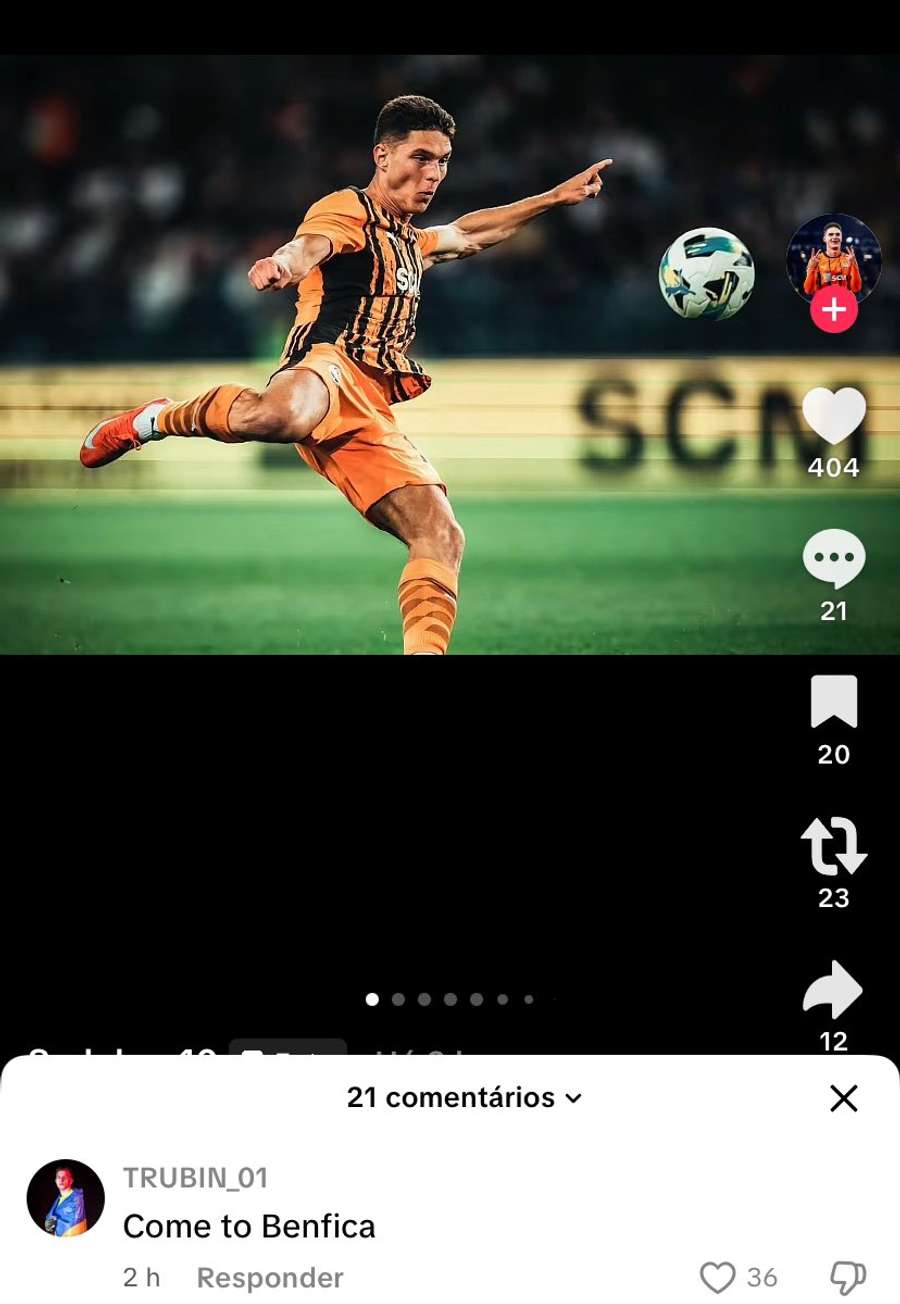 O comentário de Trubin O comentário de Trubin