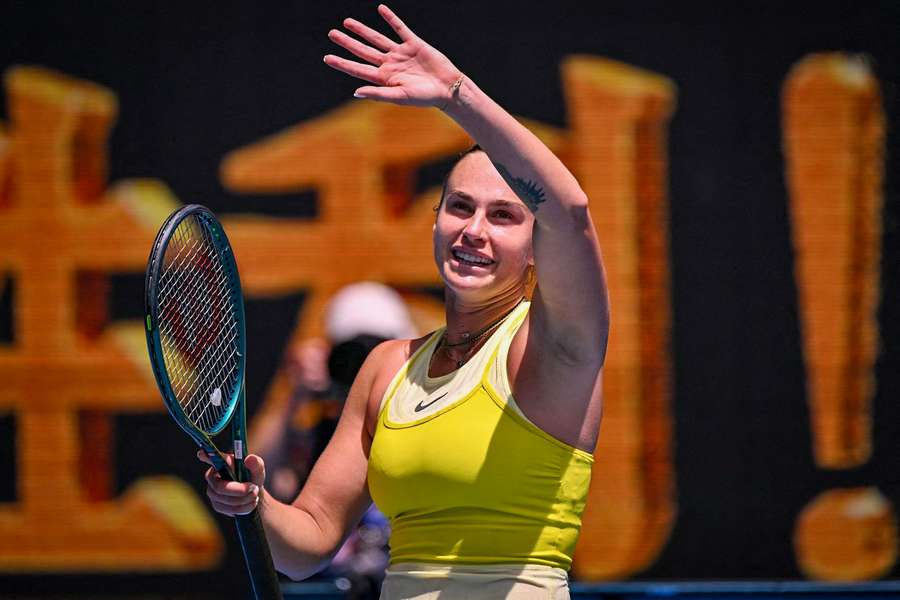 Aryna Sabalenková v Melbourne vyhrála 18 zápasů v řadě.