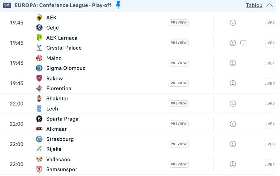 Program Conference League
