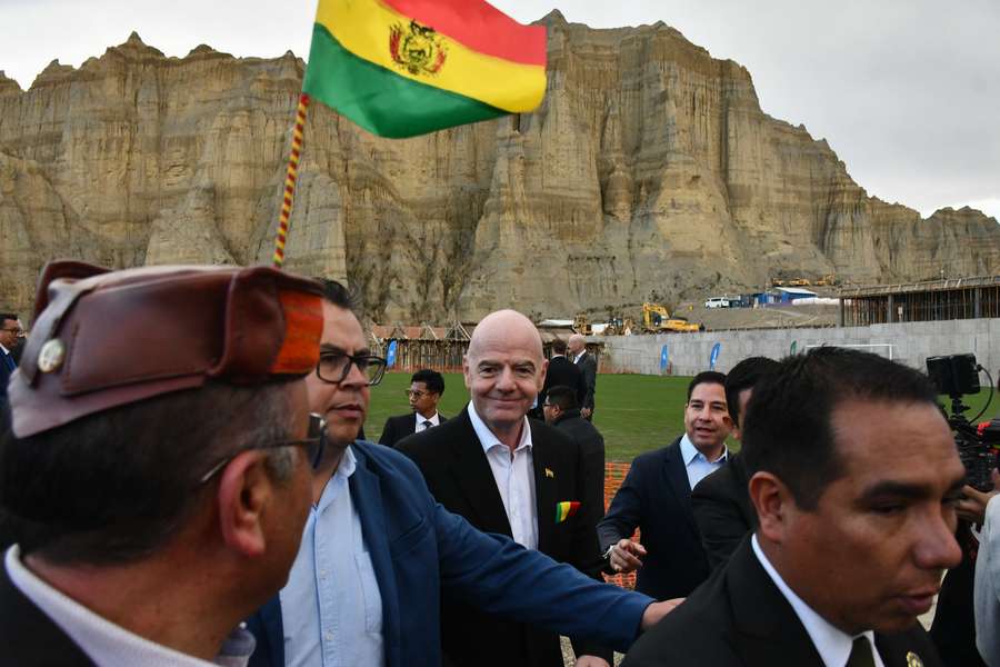 Infantino à La Paz lundi.