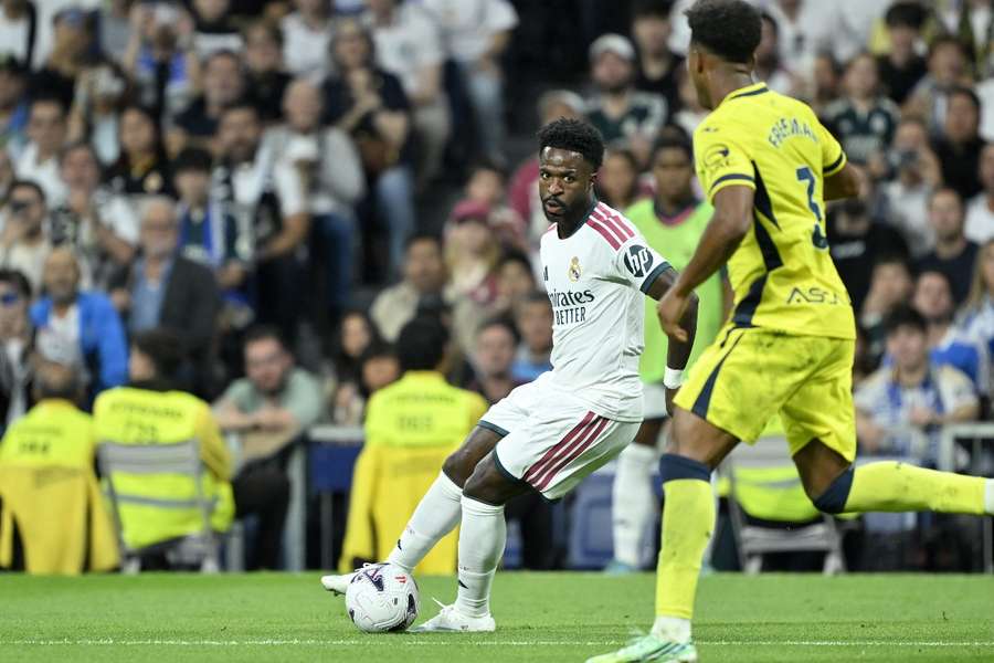 Vinicius, durante el Real Madrid-Villarreal Vinicius, durante el Real Madrid-Villarreal