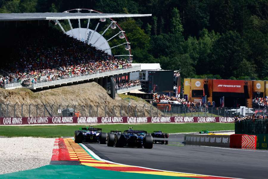 Le Grand Prix de Belgique à Spa en juillet dernier.