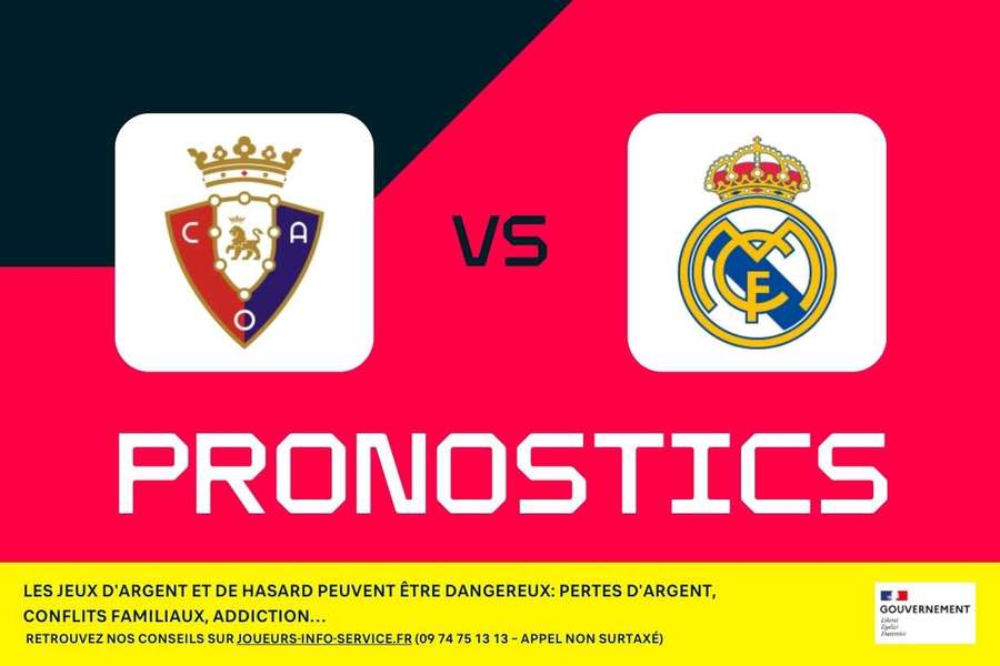 Osasuna - Real Madrid : Pronostics, meilleures paris et cotes (LaLiga)