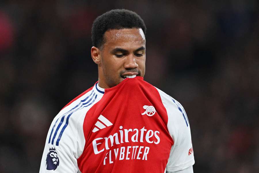 Gabriel Magalhães não joga mais pelo Arsenal nesta temporada