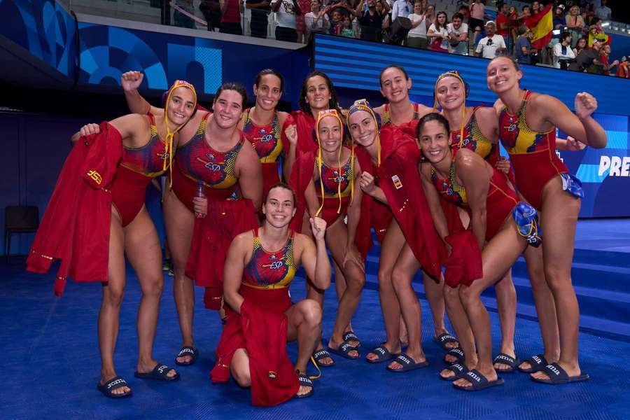 La selección femenina de waterpolo