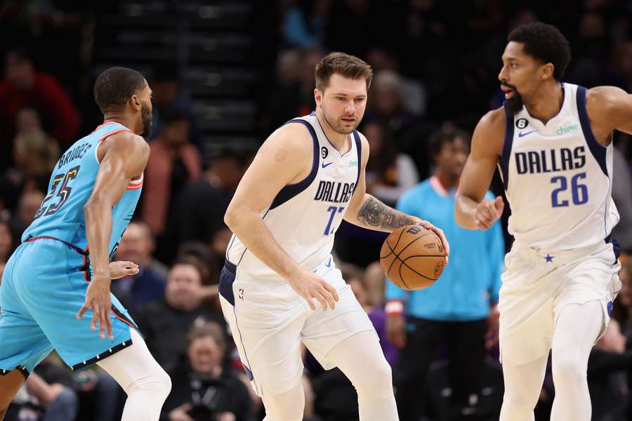 Luka Doncic prima dell'infortunio