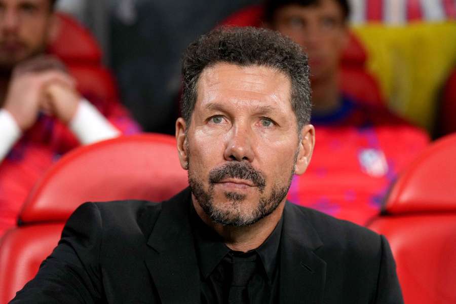 Simeone, treinador do Atlético Madrid