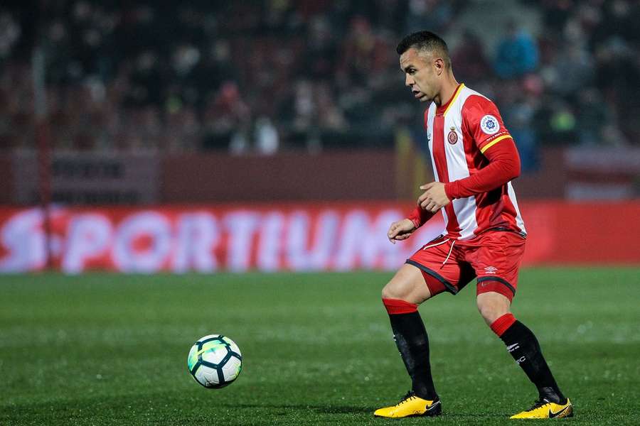 Eloi Amagat, en un Girona-Leganés