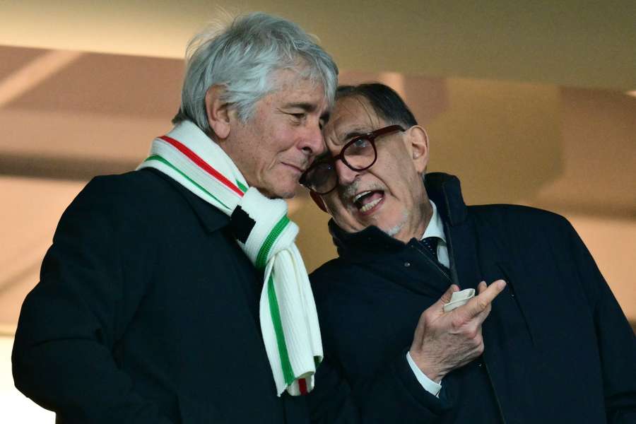 Andrea Abodi e Ignazio La Russa a Zenica