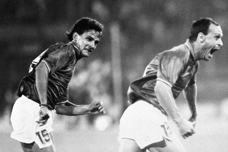 Roby Baggio e Totò Schillaci, gli eroi azzurri di Italia 90