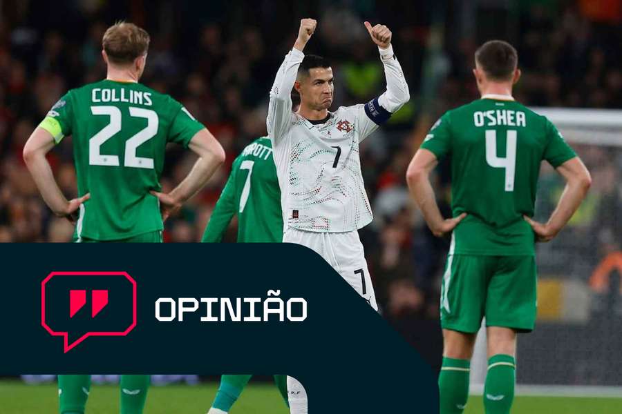 Cristiano Ronaldo reage à multidão após ser expulso frente à República da Irlanda Cristiano Ronaldo reage à multidão após ser expulso frente à República da Irlanda