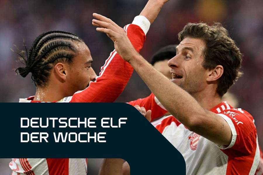 Leroy Sane und Thomas Müller waren an sechs der acht Bayern-Tore beteiligt.