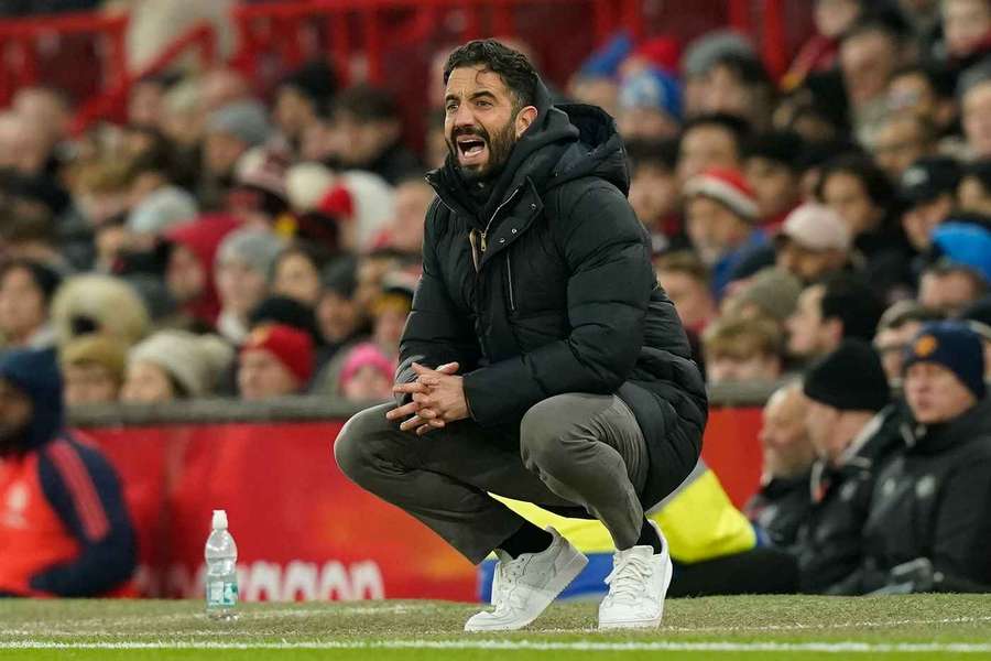 Ruben Amorim, treinador do Manchester United