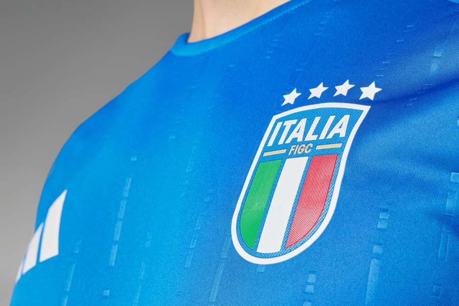 Defending champions Italy wear Adidas