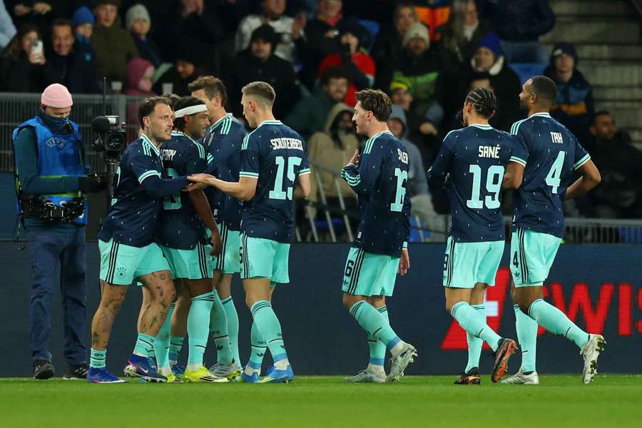 Nemecko sa teší z výhry nad Švajčiarskom.