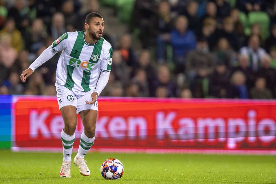 Balker in het shirt van FC Groningen