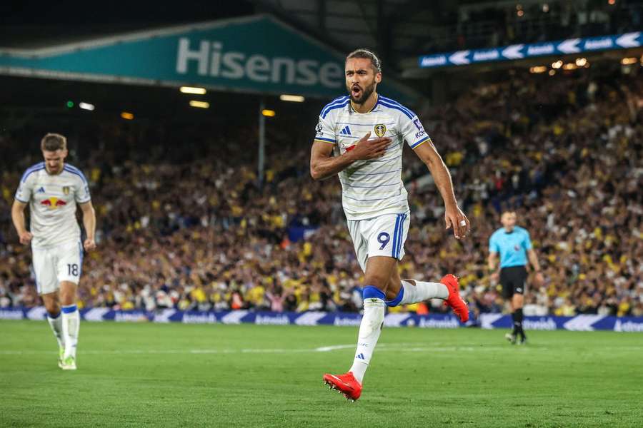 Leeds' Dominic Calvert-Lewin celebrates his goal vs Newcastle Leeds' Dominic Calvert-Lewin celebrates his goal vs Newcastle