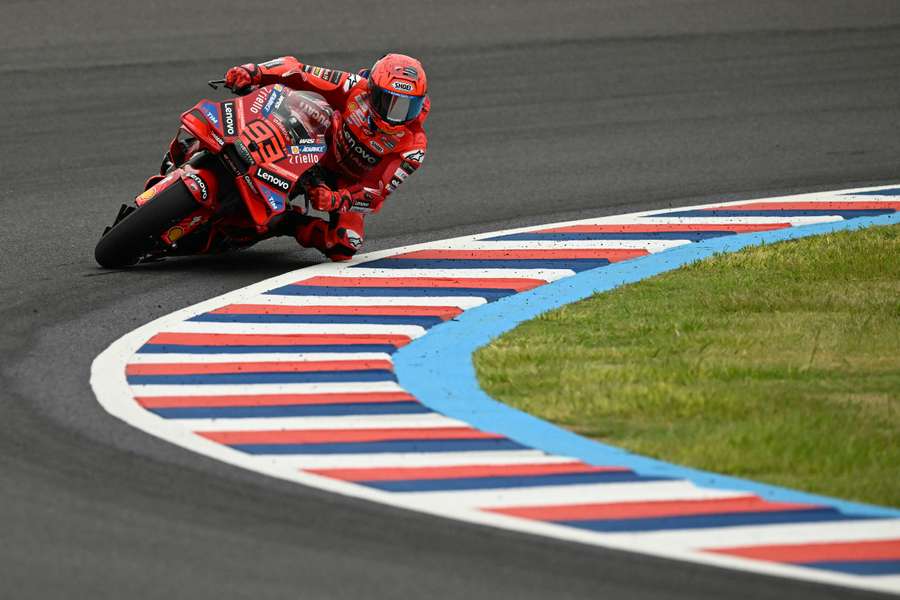 Marc Márquez en el autódromo de Termas de Río Hondo