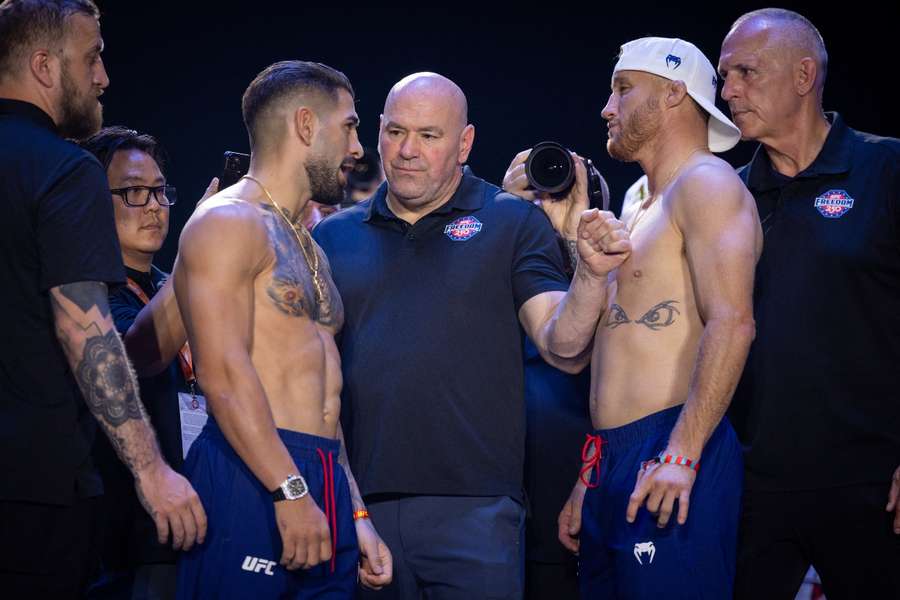 Topuria y Gaethje Topuria y Gaethje