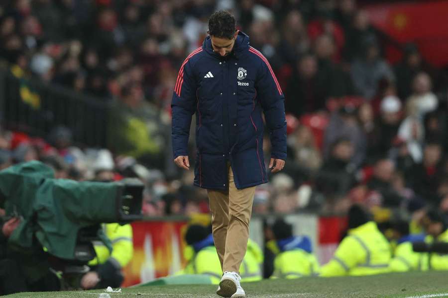 Ruben Amorim, treinador do Manchester United