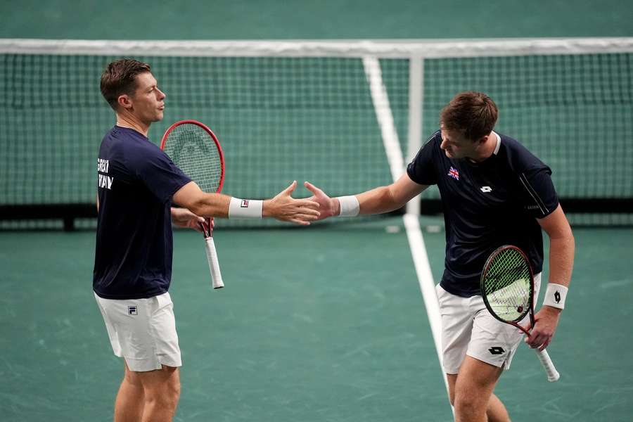 Great Britain's Neal Skupski (left) and Henry Patten Great Britain's Neal Skupski (left) and Henry Patten