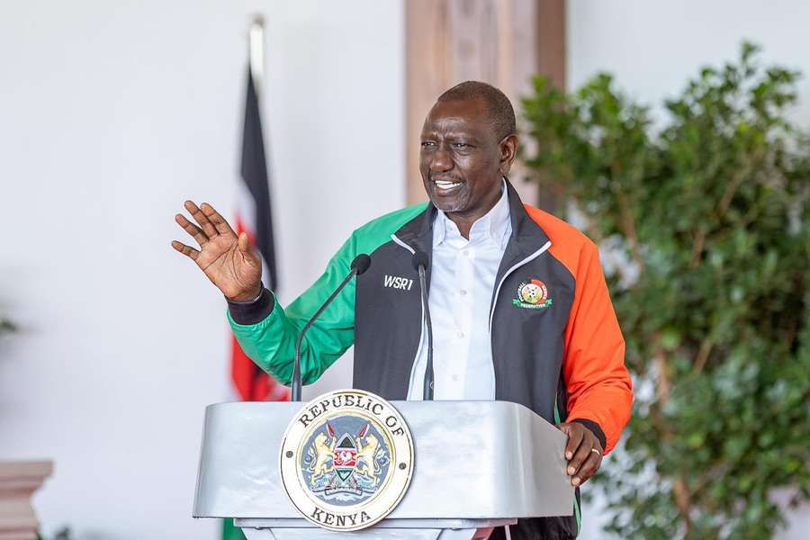 President Ruto confirms his love for Arsenal in the Premier League. President Ruto confirms his love for Arsenal in the Premier League.