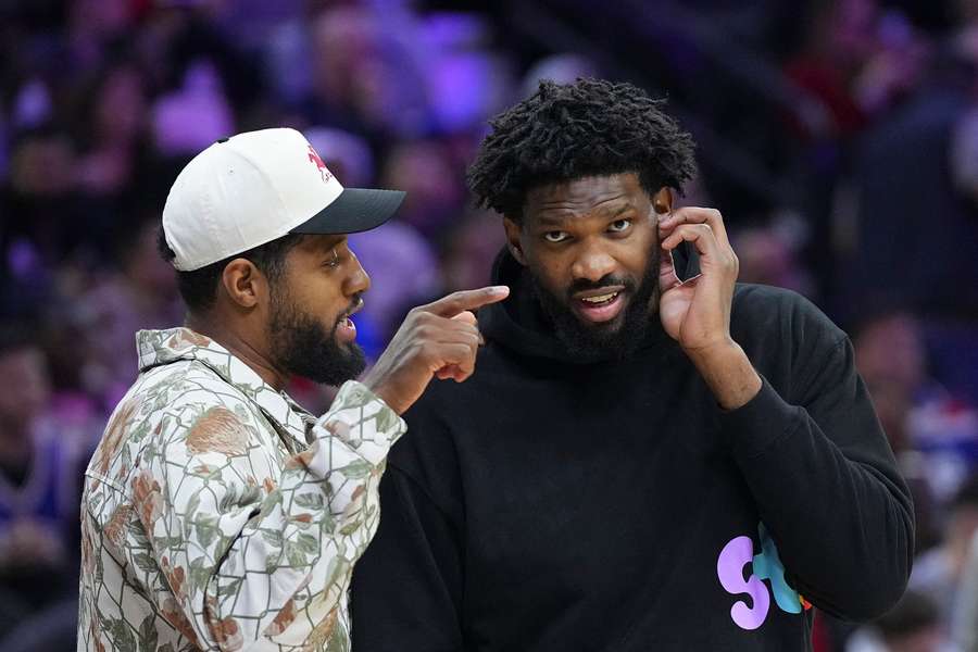 Embiid en marge du match face aux Grizzlies.