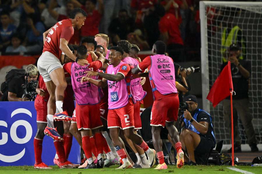 Panamá celebra la victoria en la Copa Oro.