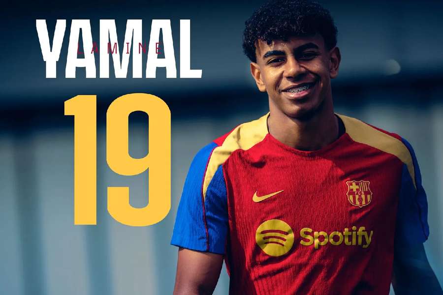 Lamine Yamal będzie 19 zawodnikiem Barcelony
