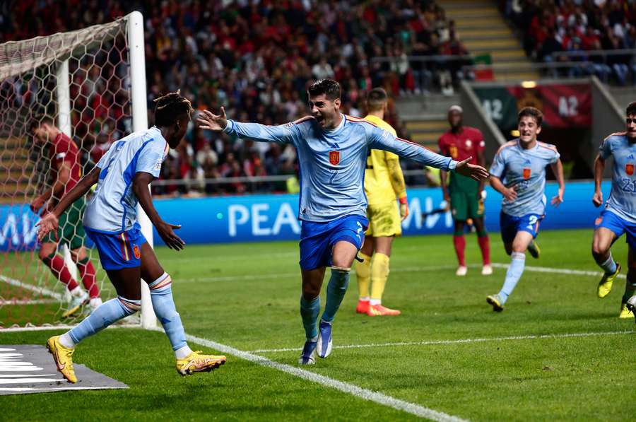 Álvaro Morata poslal Španielsko do finále Ligy národov.