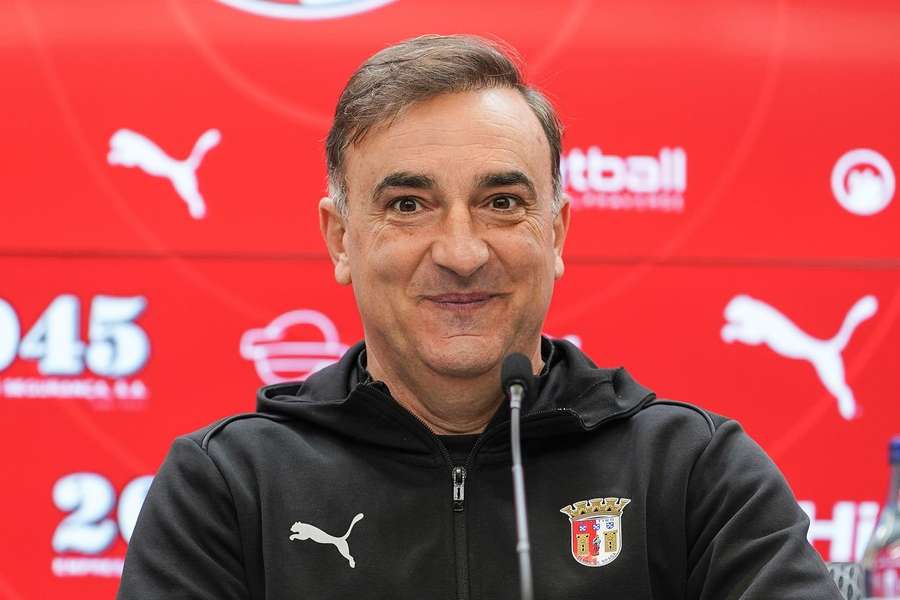 Carlos Carvalhal na antevisão ao encontro