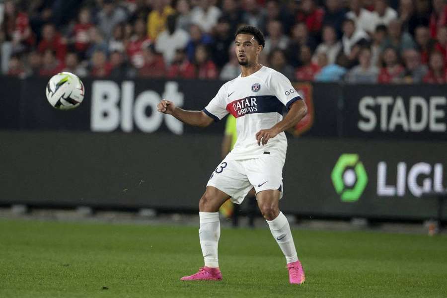 Zaïre-Emery lors du match face à Rennes.