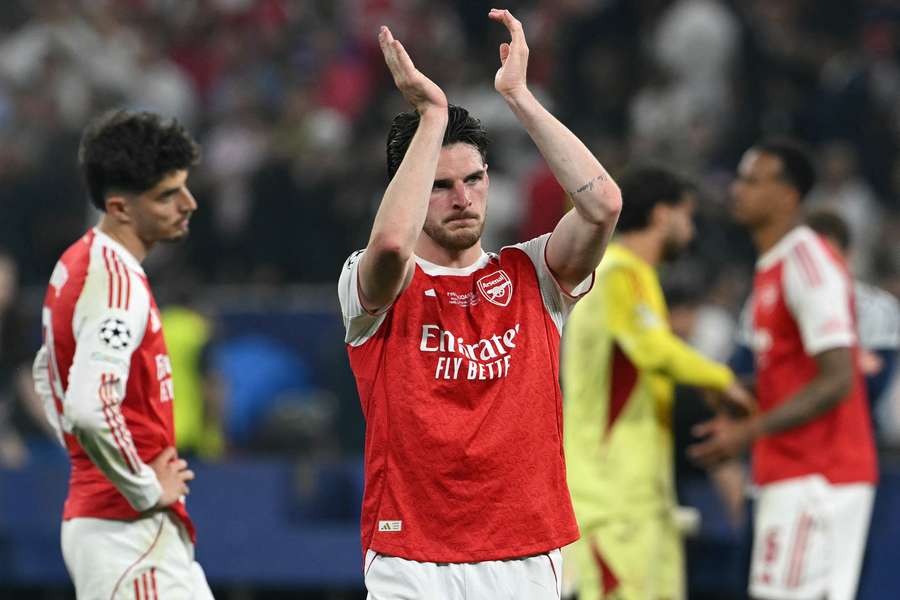 Declan Rice ce samedi.