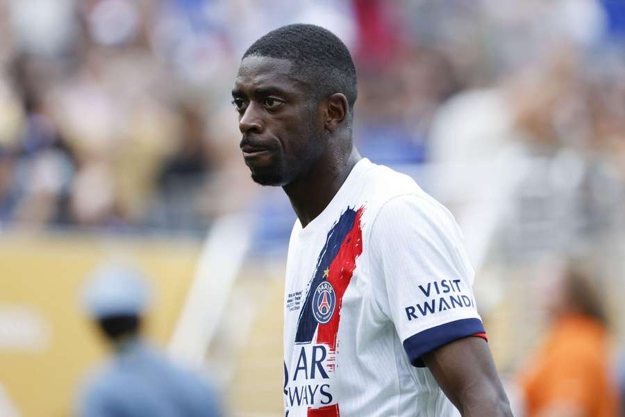 Dembélé během finále MS klubů proti Chelsea.
