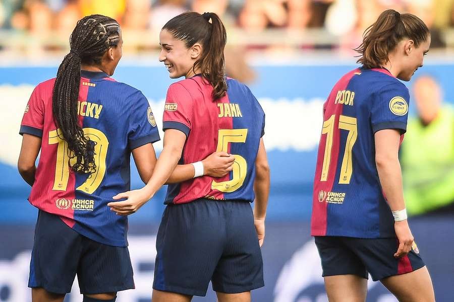 El Barcelona se divierte en la Liga F.