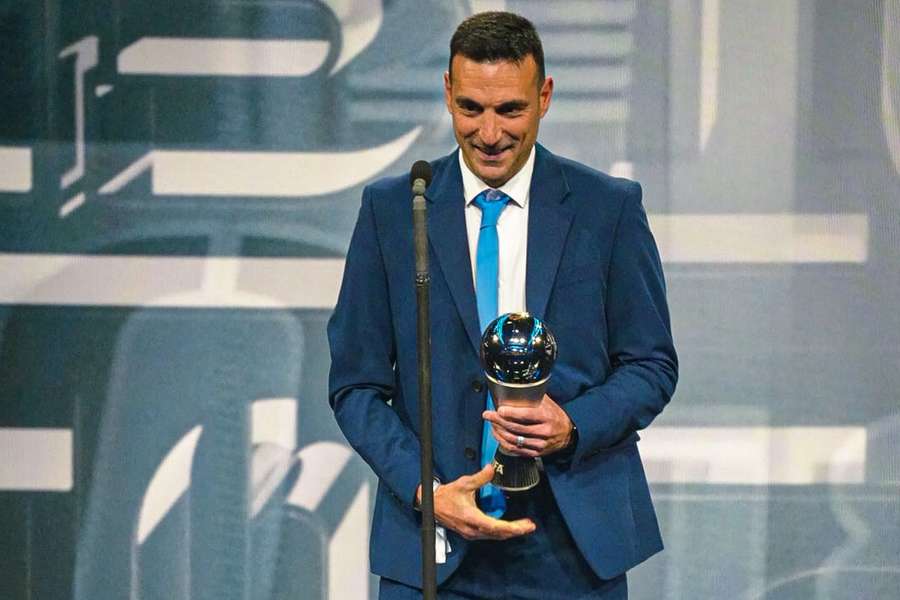 Lionel Scaloni foi eleito o melhor treinador do Mundo na gala FIFA The Best