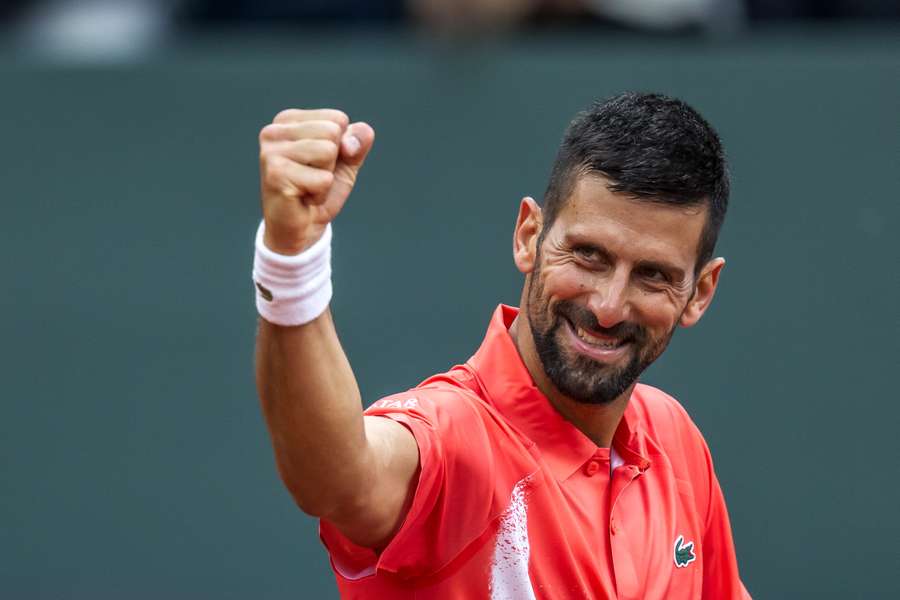 Novak Djokovic is in the semi-finals of the Geneva Open after winning on his birthday.