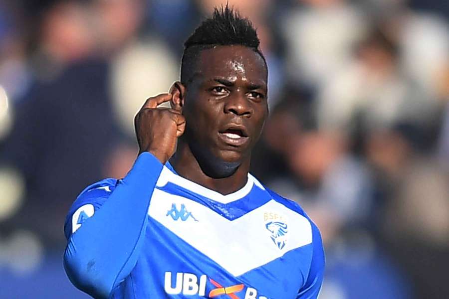 Balotelli's last appearance in Serie A came at Brescia