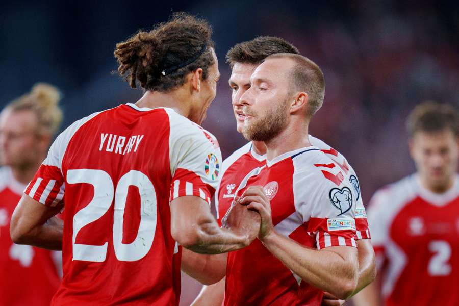 Yussuf Poulsen giver gerne 4-0-mål til Christian Eriksen trods berøring Yussuf Poulsen giver gerne 4-0-mål til Christian Eriksen trods berøring