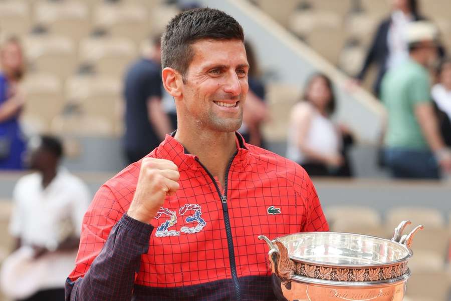 Novak Djokovic a câștigat 23 de turnee de Mare Șlem