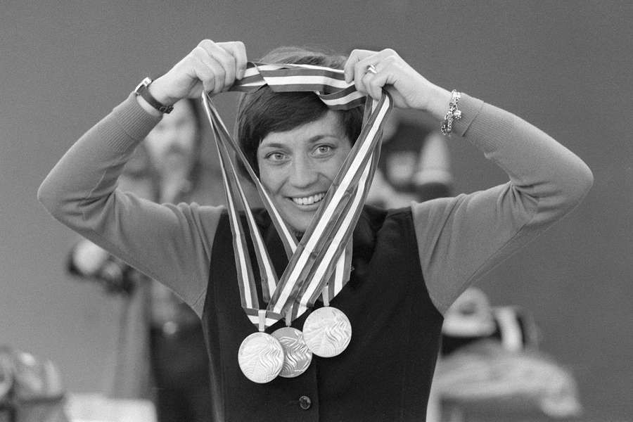 Rosi Mittermaier nel 1976