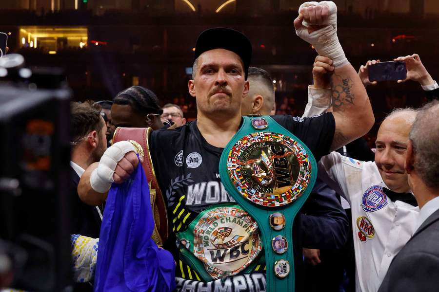 Usyk won gold in the heavyweight category at the 2012 London Games