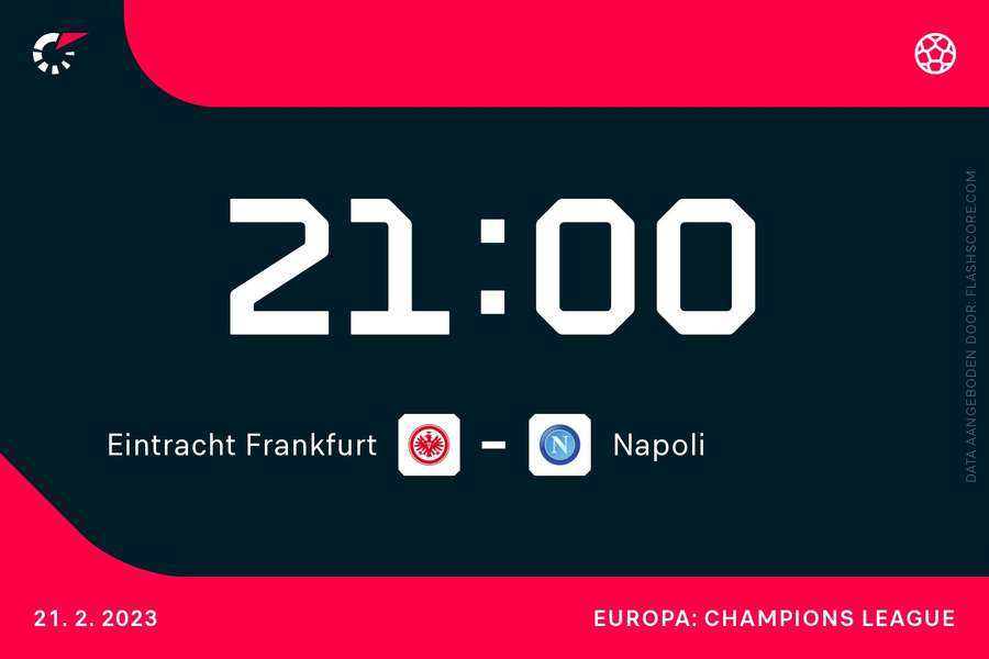 21:00: Eintracht Frankfurt - Napoli