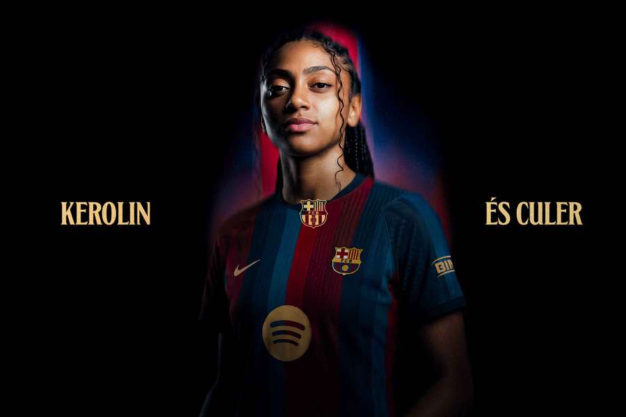Kerolin Nicoli, nueva jugadora del Barcelona Kerolin Nicoli, nueva jugadora del Barcelona