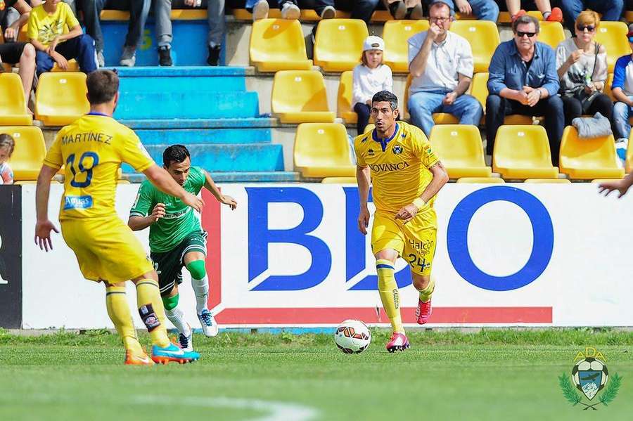 Nagore, con el Alcorcón