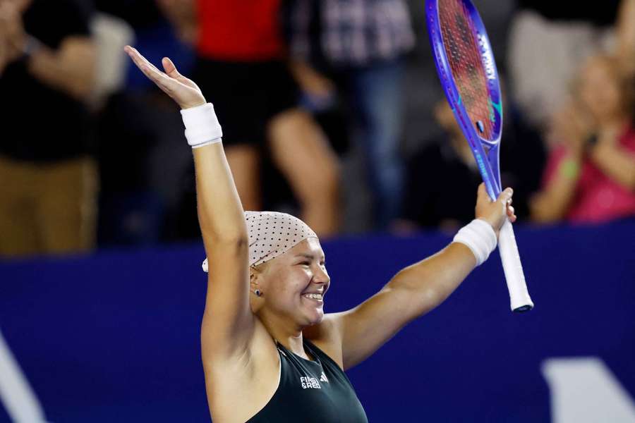 Doama Shaider celebrates 2025 Monterrey title win over Ekaterina Alexandrova Doama Shaider celebrates 2025 Monterrey title win over Ekaterina Alexandrova