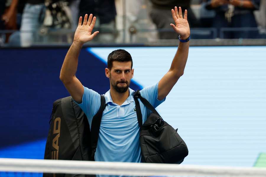 Novak Djokovic bei den US Open.