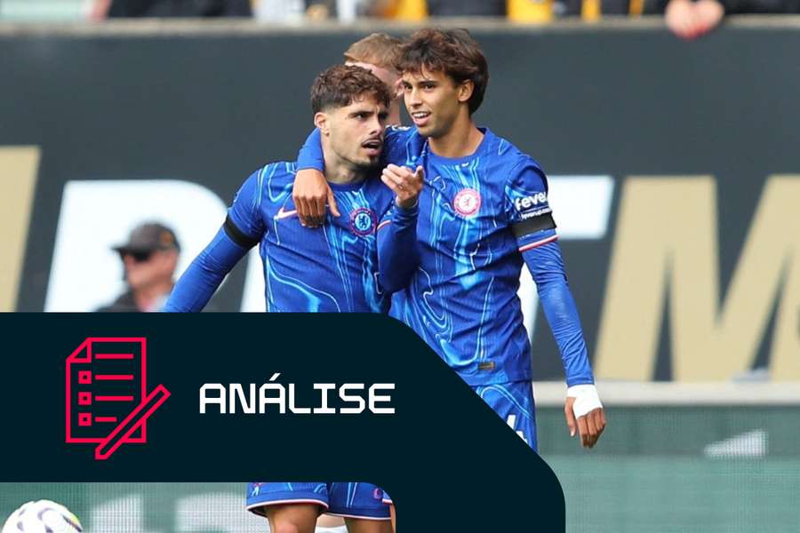 Pedro Neto e João Félix no Chelsea