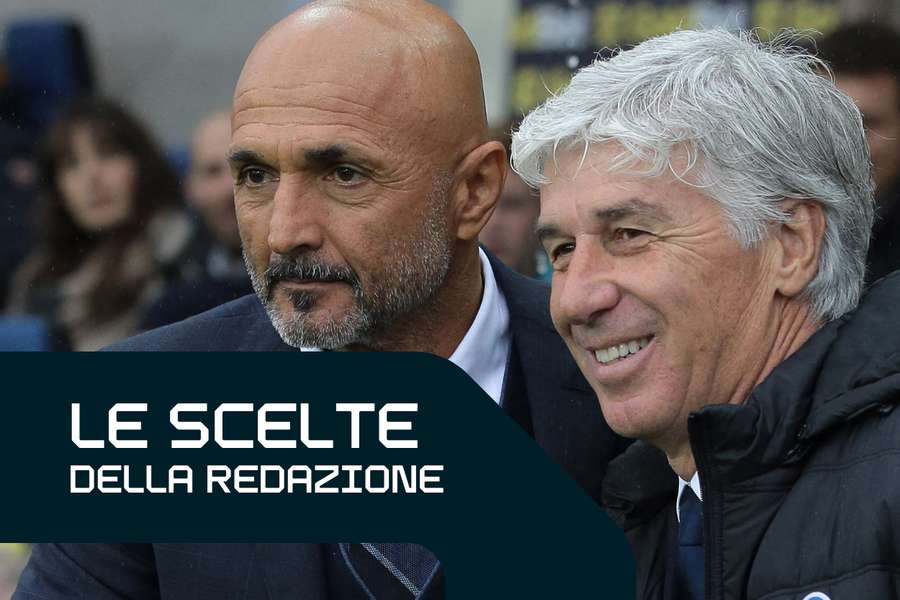 Luciano Spalletti e Gian Piero Gasperini Luciano Spalletti e Gian Piero Gasperini