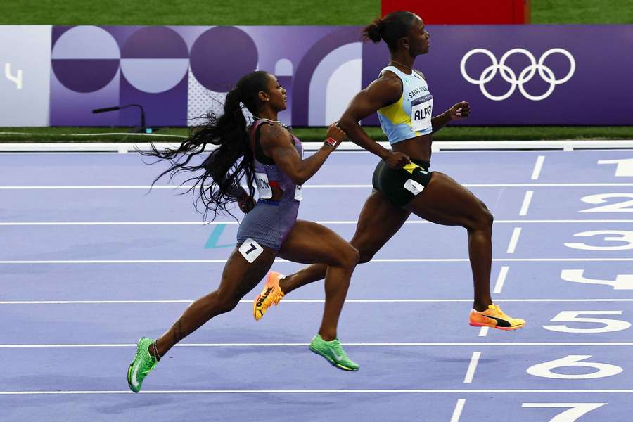 USA's Richardson reaches women's 100m final as Fraser-Pryce is ...